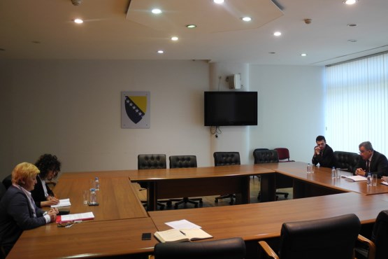 Predsjedavajući Komisije za ostvarivanje ravnopravnosti spolova Predstavničkog doma PSBiH Mirsad Isaković razgovarao sa predstavnicom Populacijskog fonda Ujedinjenih naroda